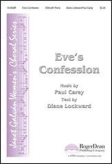 Eve's Confession SSA choral sheet music cover